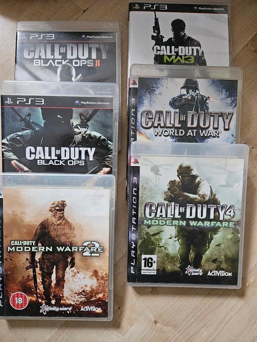  — PS3 Call of duty games x6