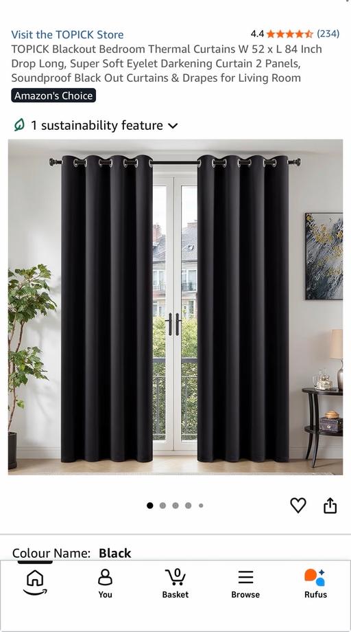  — 2 sets of Curtains (will sell separately) 