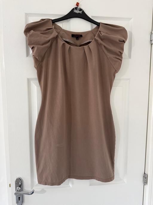  — Beige dress