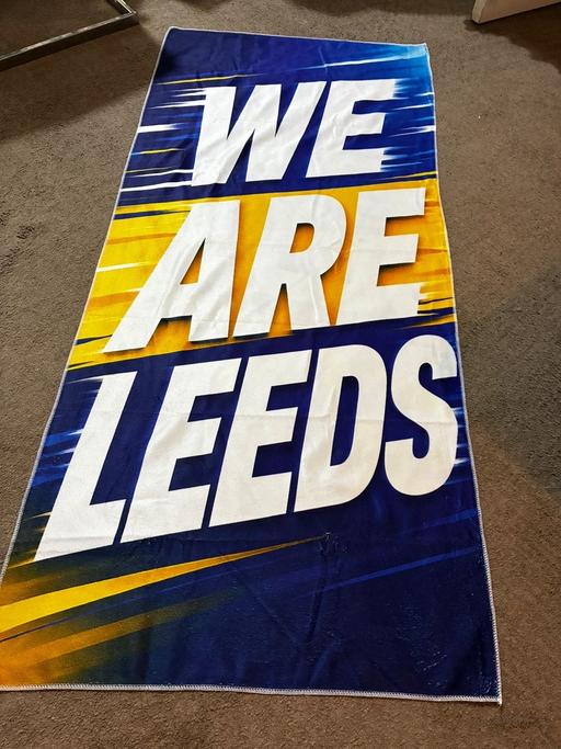  — We are Leeds beach towel