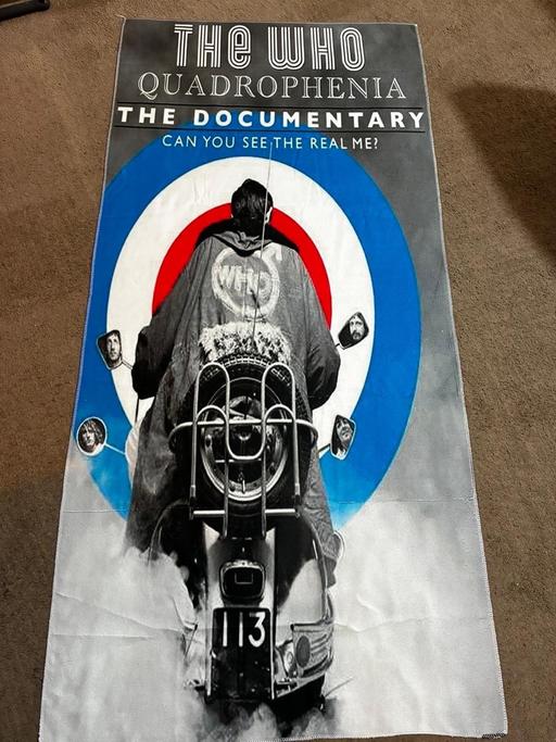  — The who themed beach towel