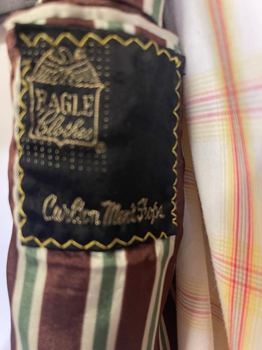  — Eagle Clothes Wool Tweed Jacket XL Beige