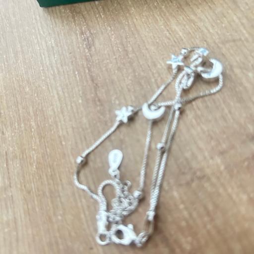  — Pretty moon 925 hallmarked braclet