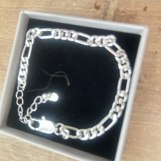  — Brand new 925 hallmarked Figaro braclet