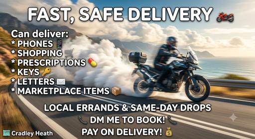  — Quick Errand Runner with Motorbike