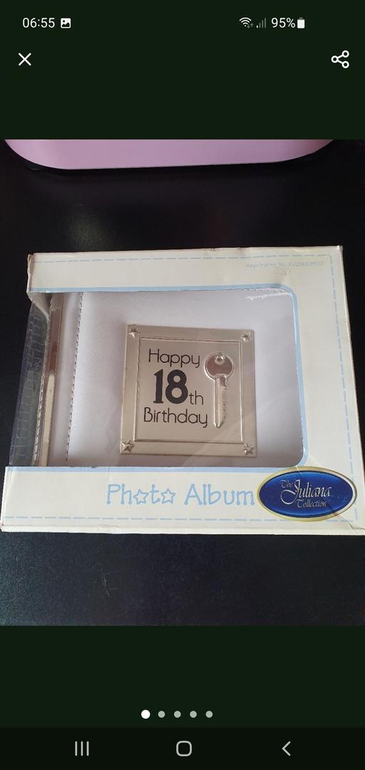  — 18th birthday gift photo album NEW