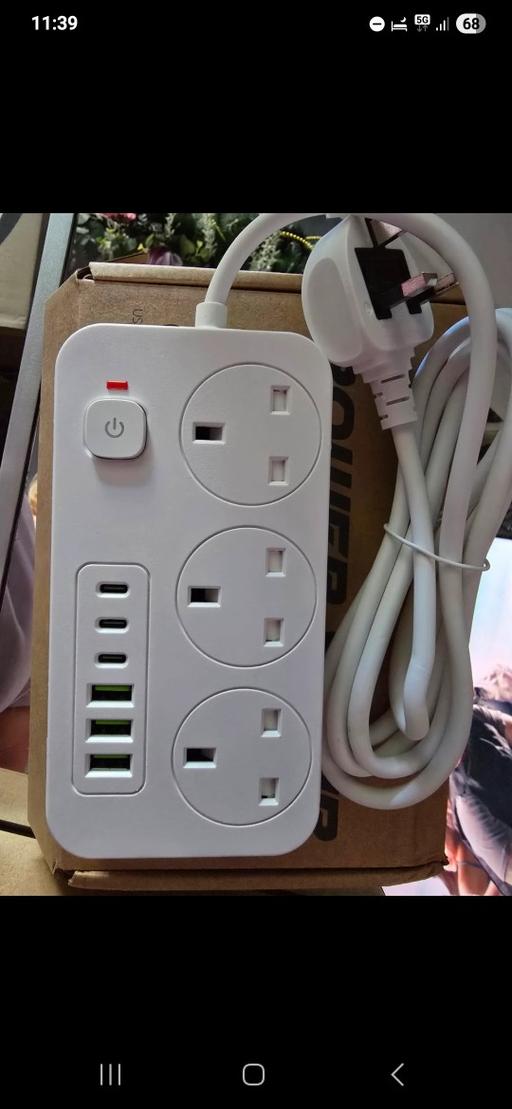  — 9 in 1 power socket 2M white