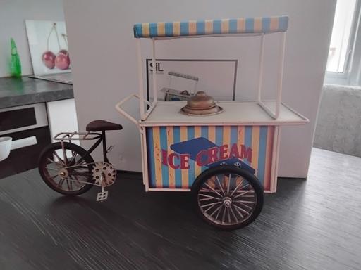  — tin plate traditional ice cream cart model 
