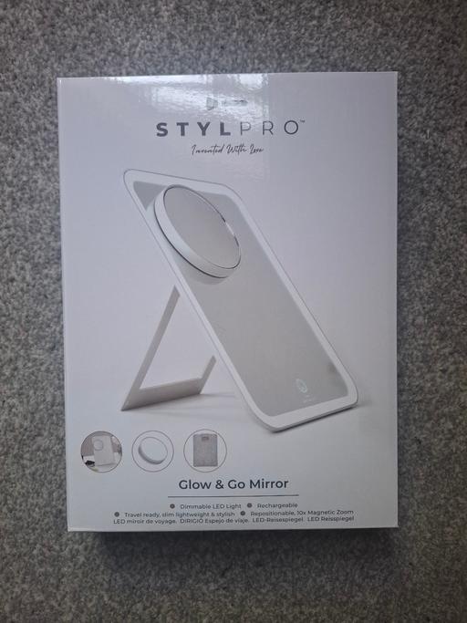  — Stylpro Glow and Go Mirror LED Rechargeable