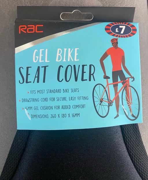  — Gel bike seat cover