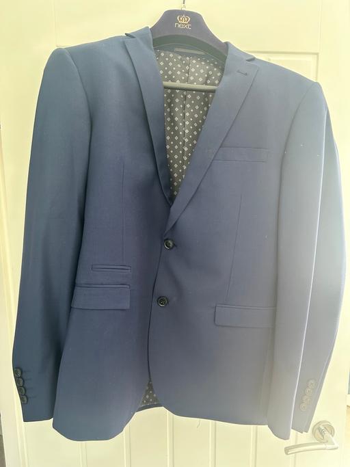  — Men’s next navy suit blazer