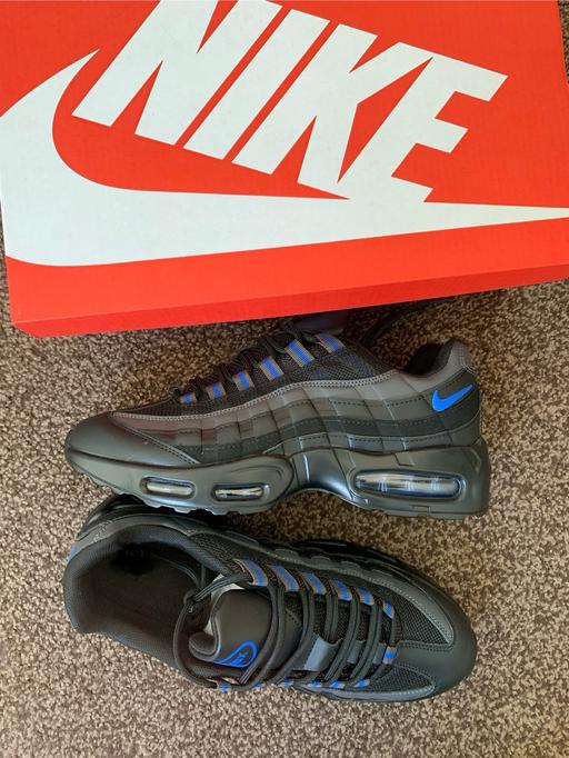  — Airmax 95 - Black/Blue - Size 8
