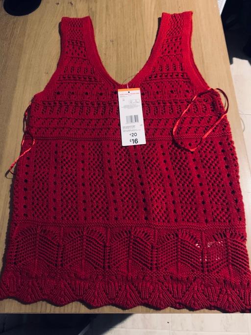  — Red velvet top