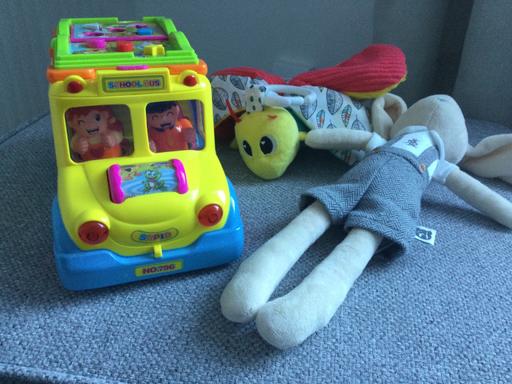  — Interactive bus and toys