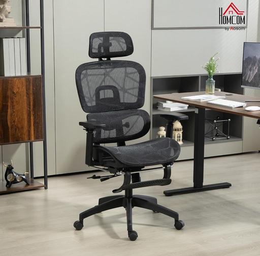  — HOMCOM Executive Office Chair with footrest