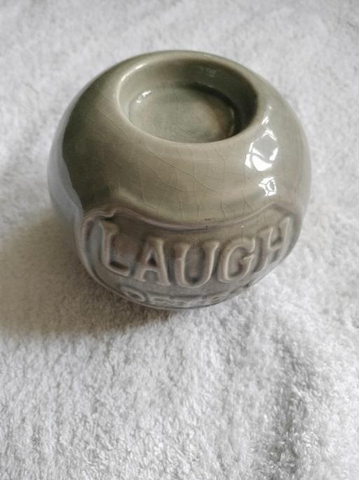 — Laugh Often tealight candle holder