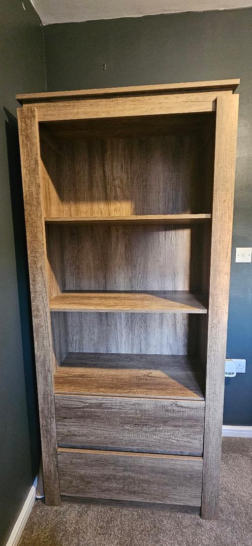  — Wooden oak bookcase
