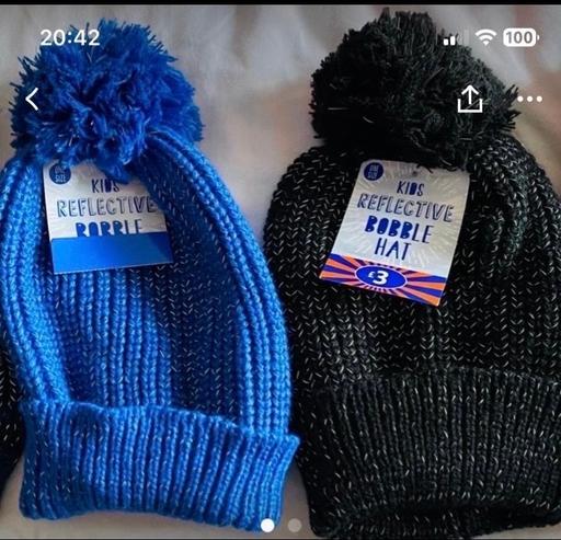  — Reflective Bobble hats one size