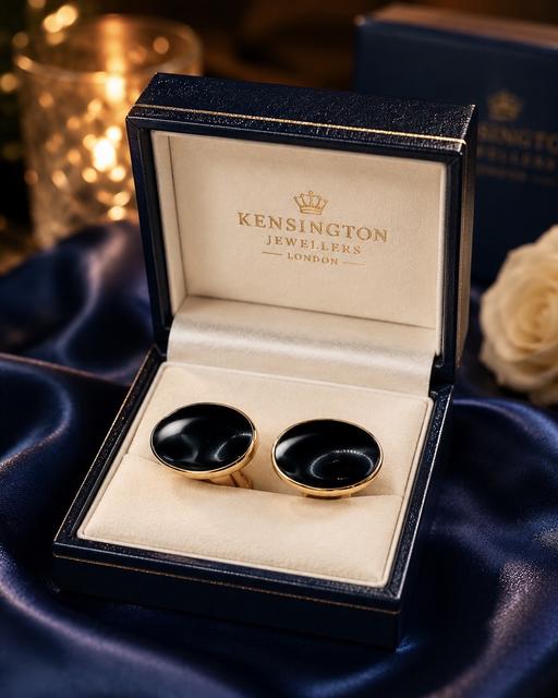  — Vintage Classic Gold-Tone Cufflinks