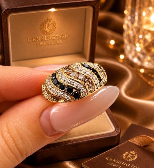  — Fine 9ct Gold Diamond Ring