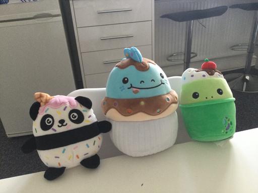  — 3 soft toys