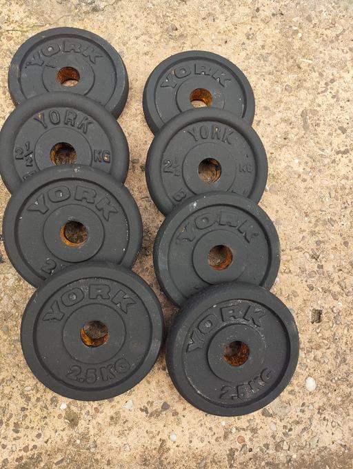  — castiron weights 8 x 2 .5