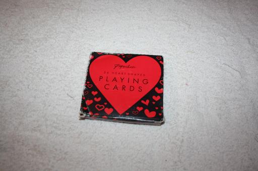  — paperchase heart shaped playing cards