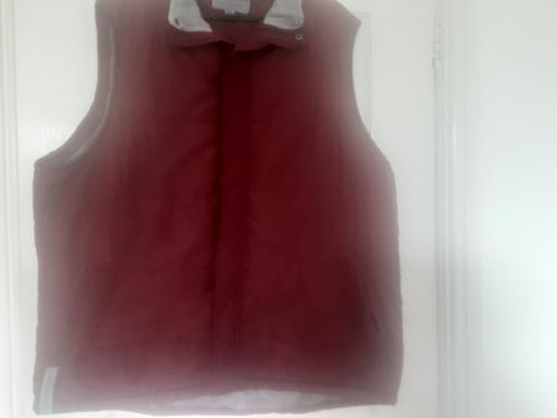  — men's size xl burgundy jilet