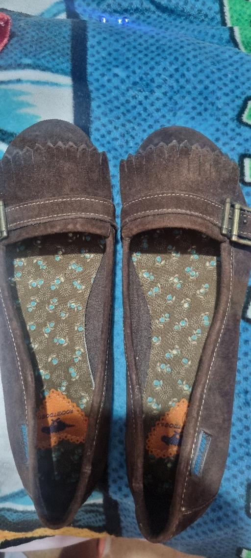  — RocketDog suede fringe slip on shoes 5
