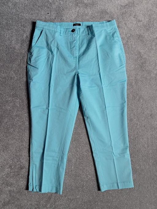  — Size 18 Cropped Teal Trousers