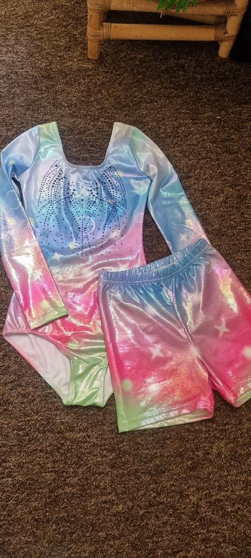  — Leotard and shorts set 10-12 years