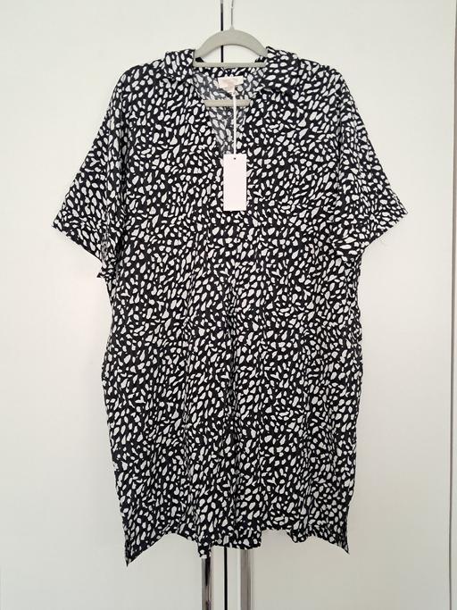  — New Size 12 Oversized Shirt Dress