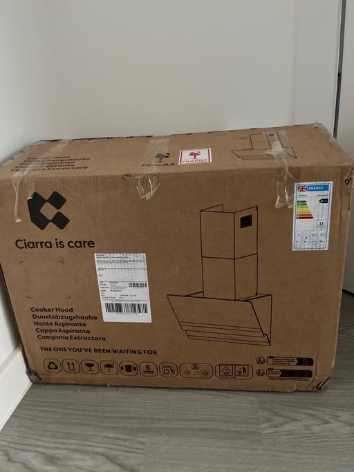  — CIARRA Angled Cooker Hood 60cm Touch Control