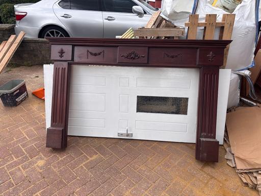  — Wooden fireplace frame