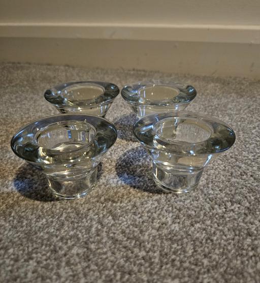  — 4x tea light/ candle holders