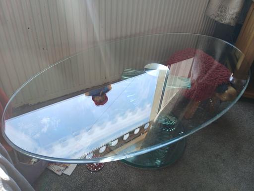  — glass coffee table