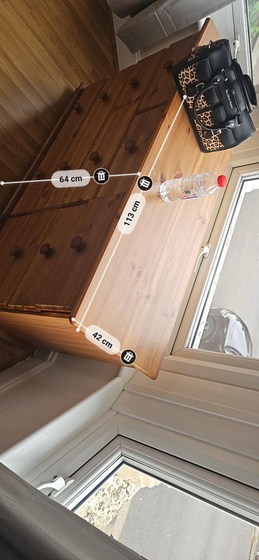  — real wood chest of drawers