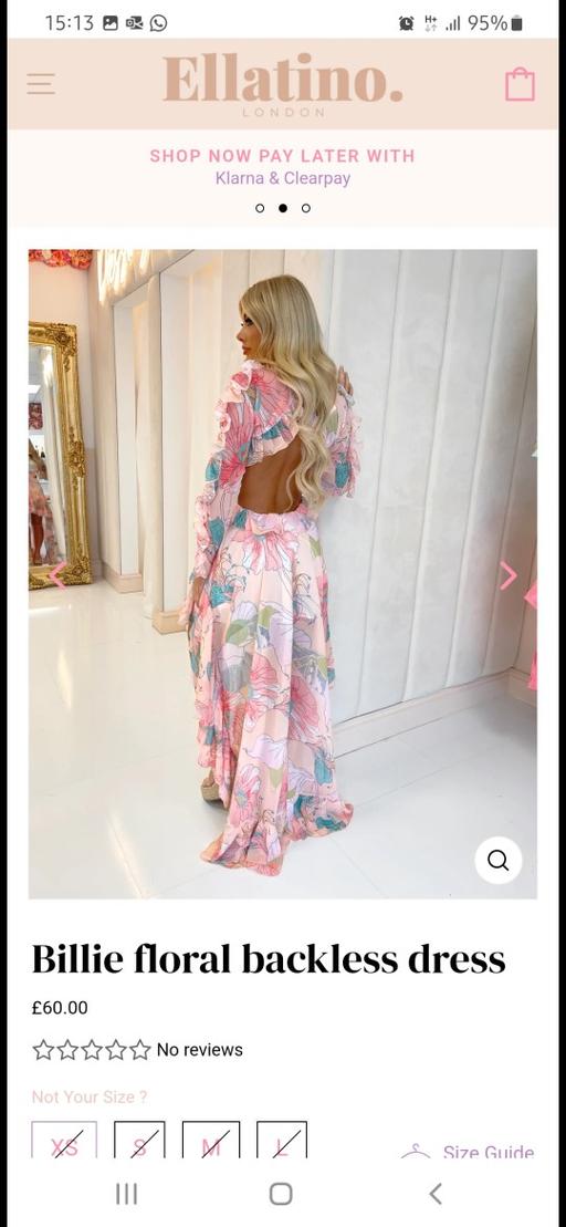  — Ellatino dress brand new size M