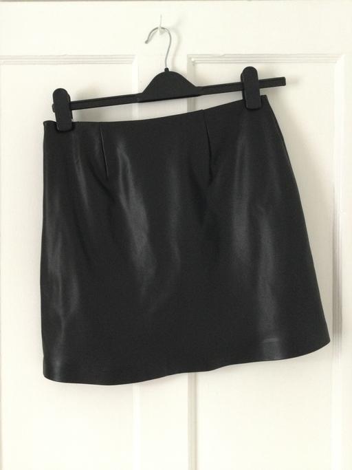  — Ladies faux leather skirt size 10