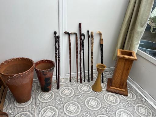  — Walking sticks with stand
