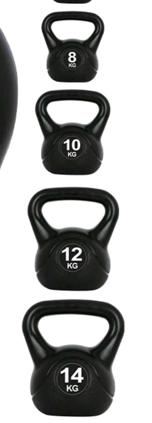  — Set of 4 Kettlebells for Home Gym , 8KG, 10KG