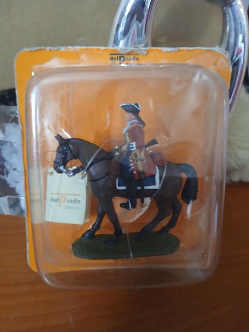  — metal  horse with rider