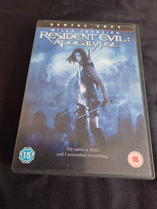  — Resident evil apocalypse DVD
