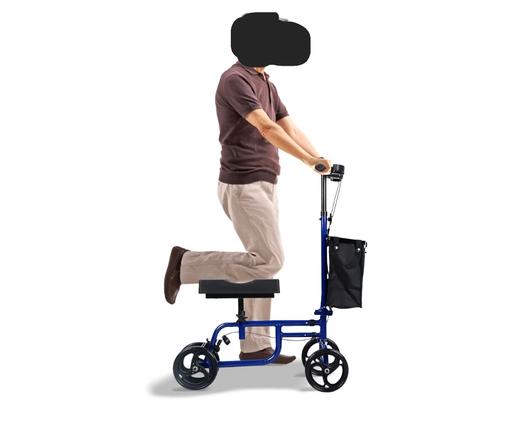  — Steerable Knee Walker,Adjustable Folding Stee