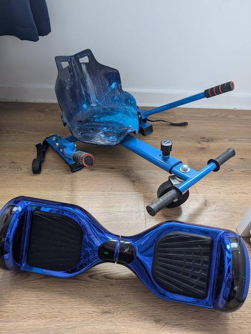  — Metallic Blue Hoverboard & Galaxy Hoverkart B