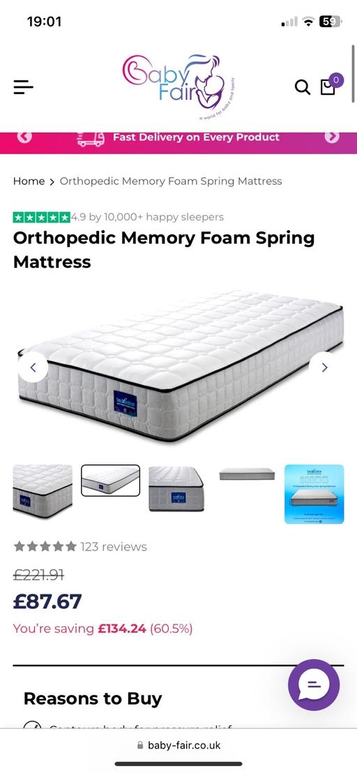  — BRAND NEW MATTRESS