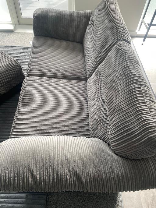 — Large 2 seater sofa + footstool