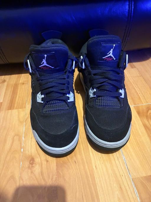  — Jordan 4 black canvas