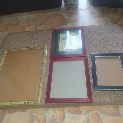  — 4 Lovely Picture Frames - Gold ,Brown & Black