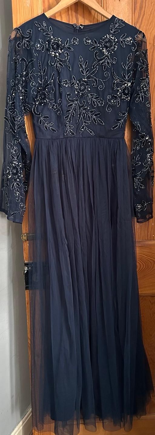  — Boohoo Occasion navy maxi dress